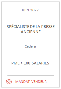 Cession d'un e-commerce spécialiste de la Presse ancienne Cession d'un e-commerce spécialiste de la Presse ancienne
